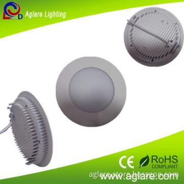 Embeddable round ultrathin led ceiling panel light